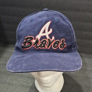 Atlanta Braves Navy Blue Genuine Merchandise Snapback Hat Cap